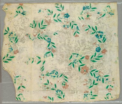 Papel pintado (posiblemente Francia), 1820-1830 de Unknown